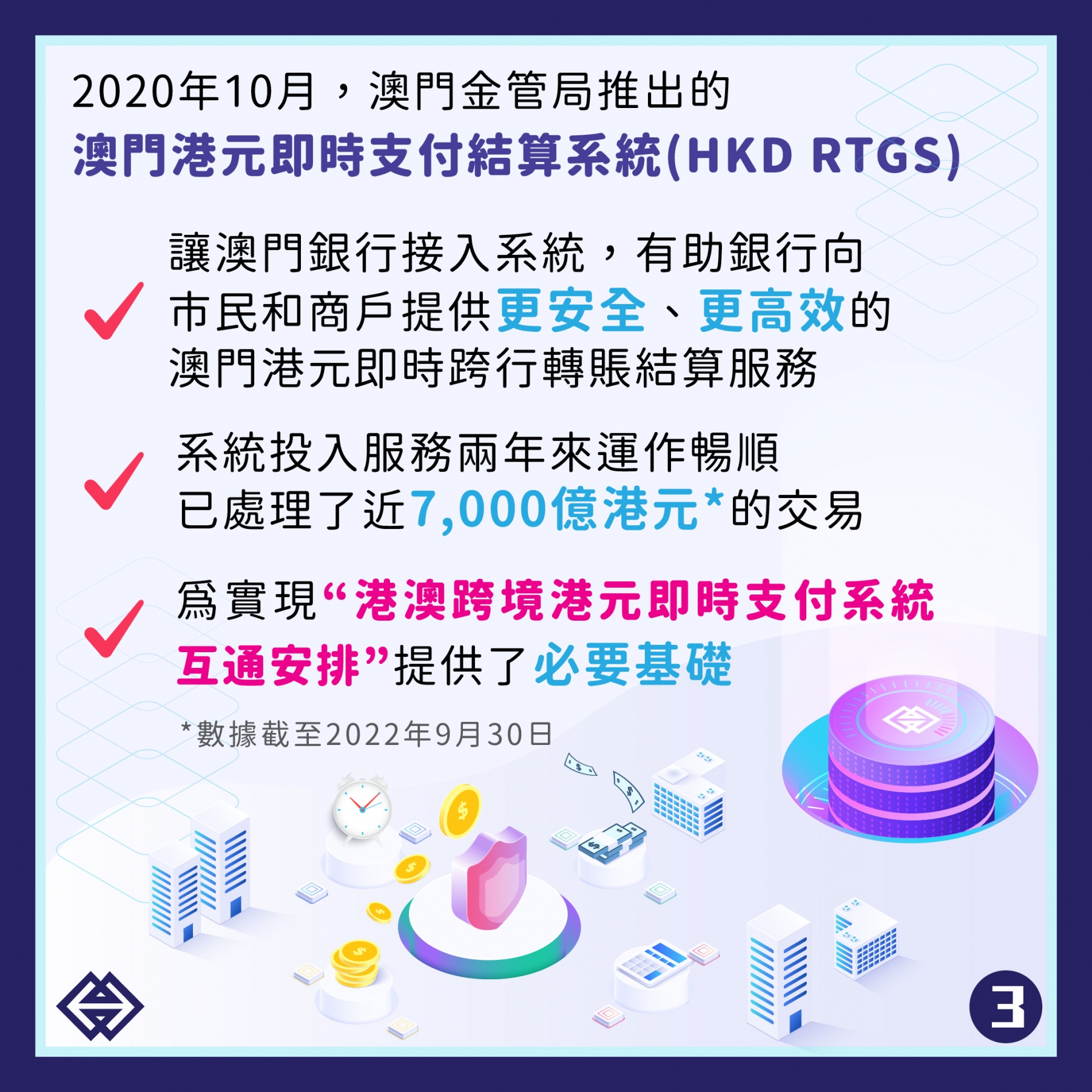 港澳跨境港元即時支付系統互通安排今（31）日起實施｜澳門金融管理局